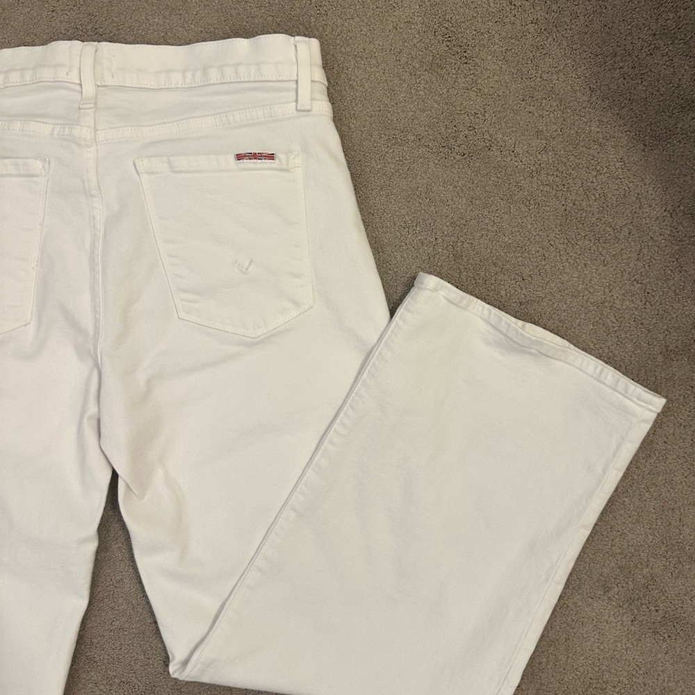 Hudson Rosalie White Wide Leg Jeans - Picture 6 of 6